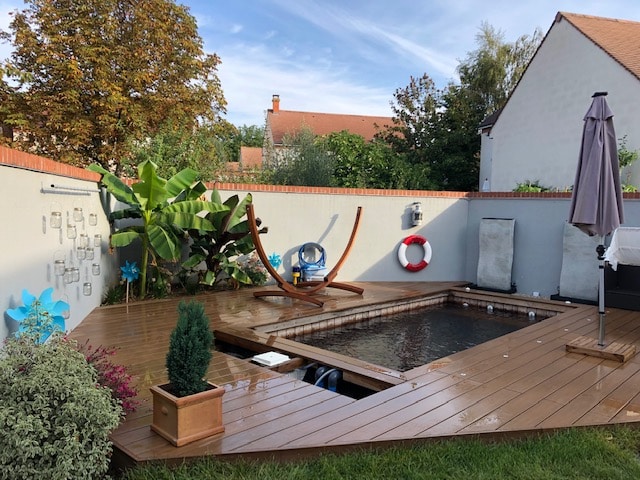 Aménagement pourtour de piscine : Entreprise d'aménagement terrasse 77 - Saint Germain Paysage
