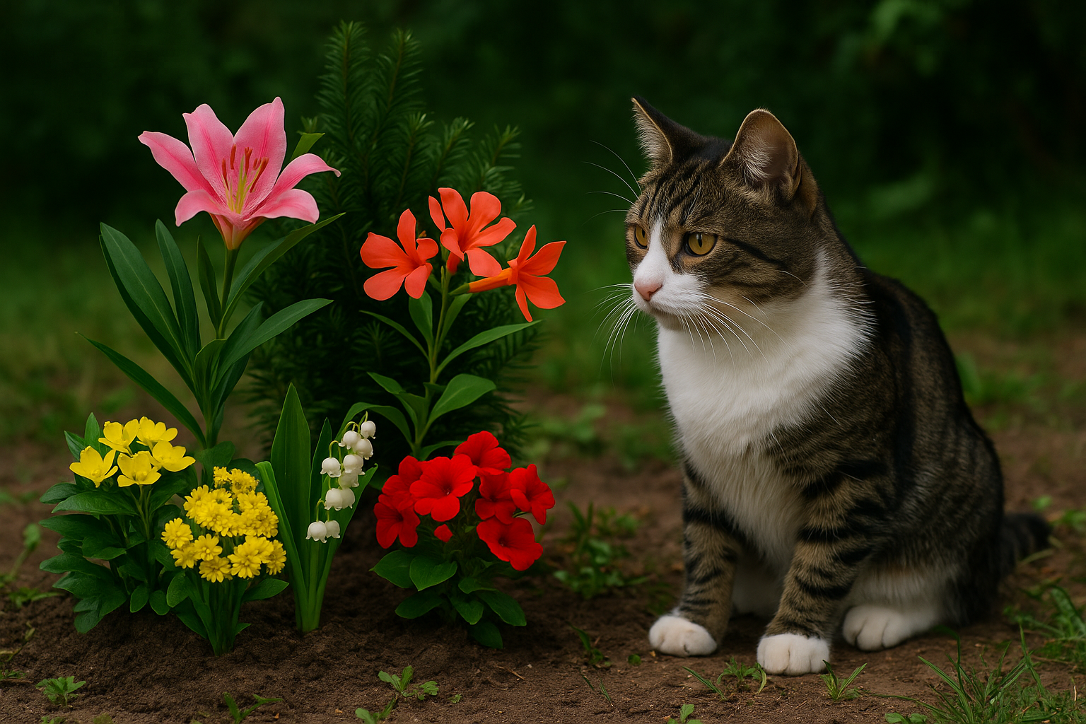 Quelles plantes de jardin sont toxiques pour les chiens et chats ?